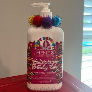 Hempz buttercream birthday cake